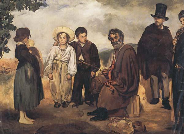 Edouard Manet Le Vieux Musicien (mk40) Spain oil painting art